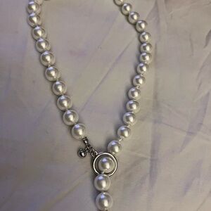 Natasha Denona Classic White Pearl Necklace